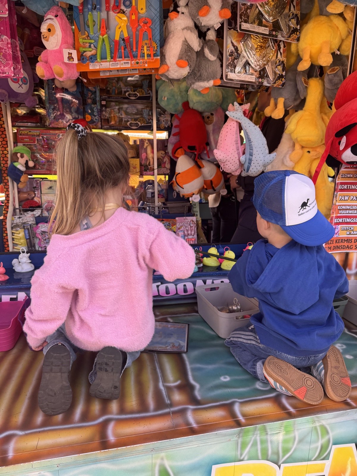 Ace en Jackie, de kinderen van Ayleen